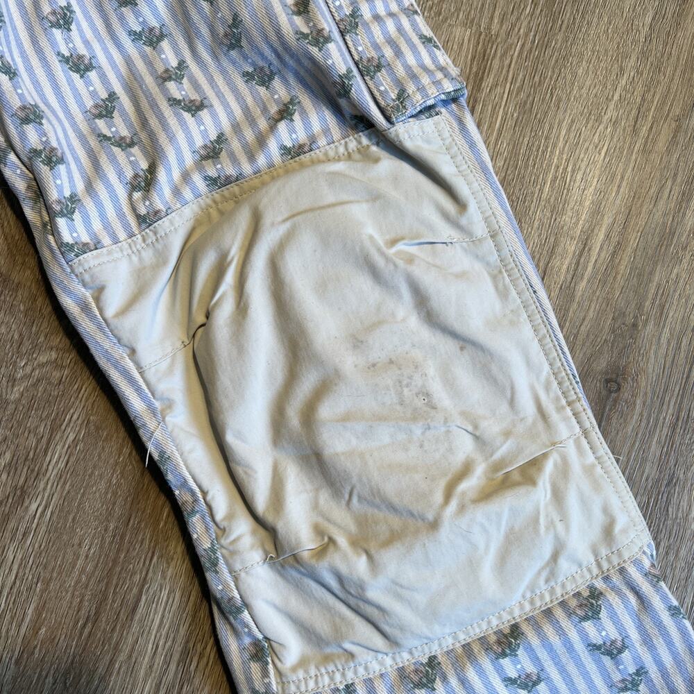Garden Girl Pink Gardening Work Cargo Pants Rare! Knee Pads Tool Pockets 26” W - Picture 4 of 16